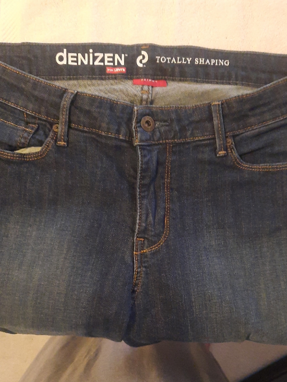 Denizen from Levi's Dark Blue Skinny Jeans - Totally Shaping
